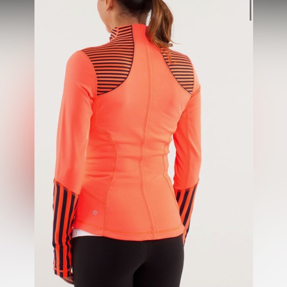 🍋LULULEMON FORME JACKET-LIGHT FLARE/CLASSIC STRIPE INKWELL-4🍋 - Picture 8 of 15